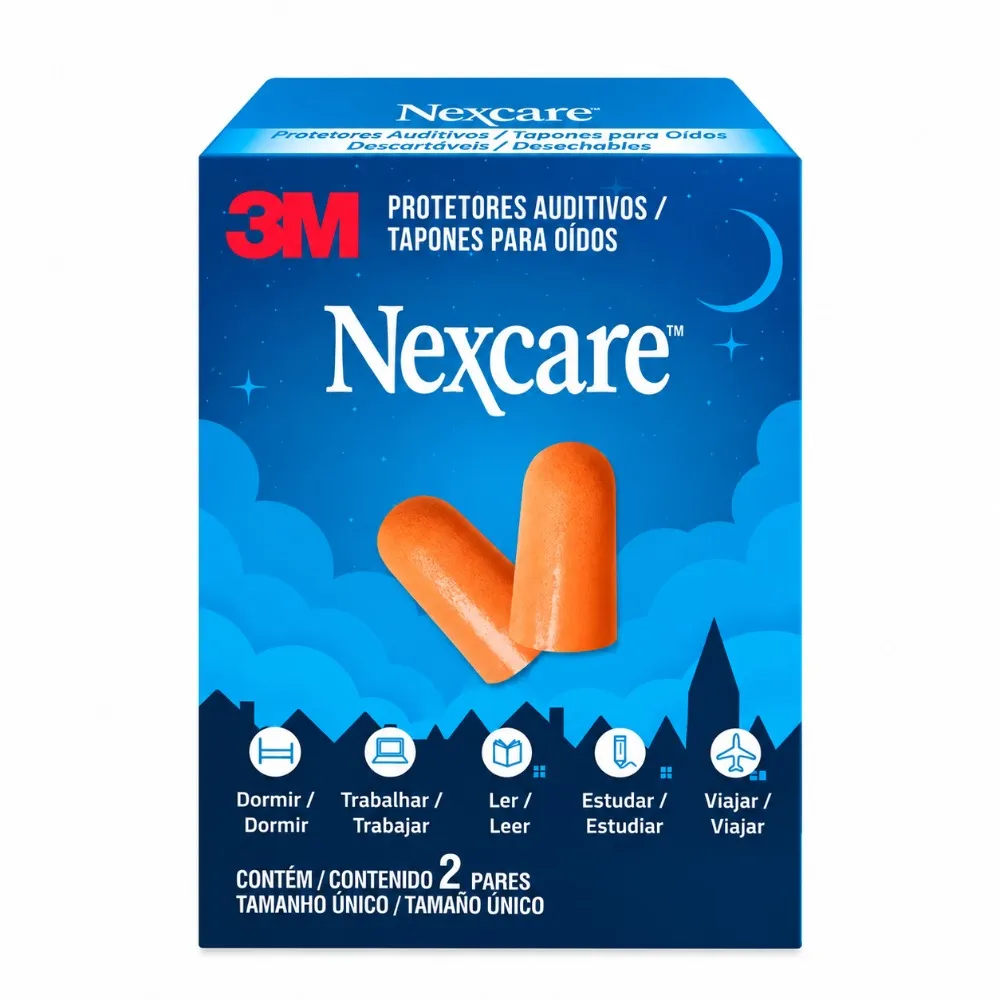 Protetor Auditivo 3m Nexcare 2 Pares Protetor Auditivo 3m Nexcare 2 Pares - Image 1