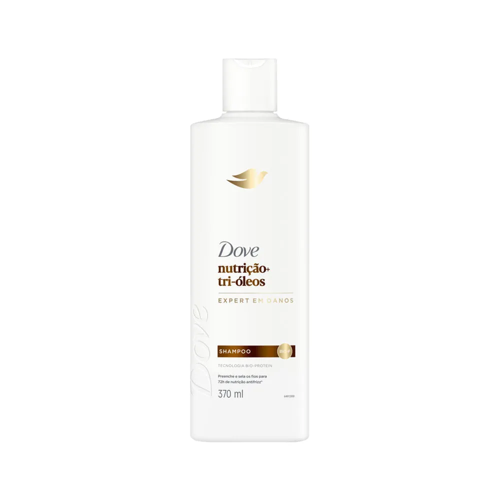 Shampoo Dove Nutrição + Tri-óleos Frasco 370ml Shampoo Dove Nutrição + Tri-óleos Frasco 370ml - Image 1