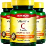 Vitamina C 3 Unidades de 60 Cápsulas Maxinutri