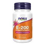 Vitamina E-200 Now Foods Tocoferóis 100Sof Produto Importado