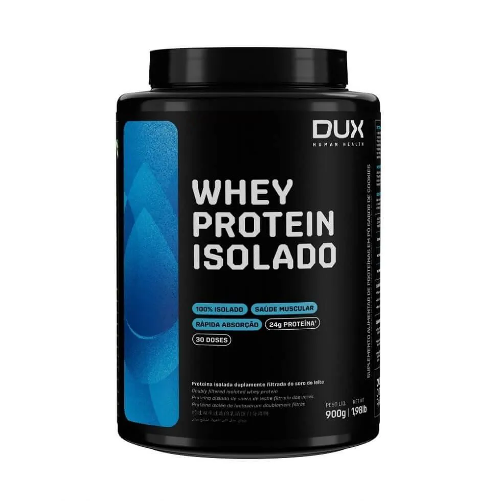 Whey Protein Isolado Pote (900g) – Sabor: Chocolate Branco Whey Protein Isolado Pote (900g) – Sabor: Chocolate Branco - Imagem 1