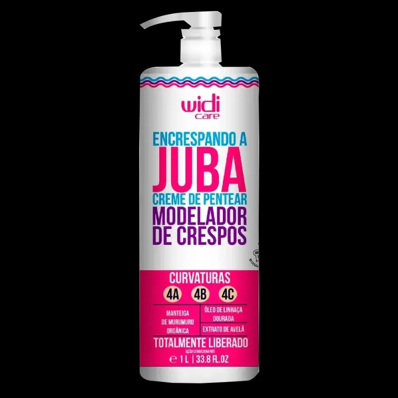 Widi Care Juba Creme de Pentear Encrespando 1l Widi Care Juba Creme de Pentear Encrespando 1l - Imagem 1